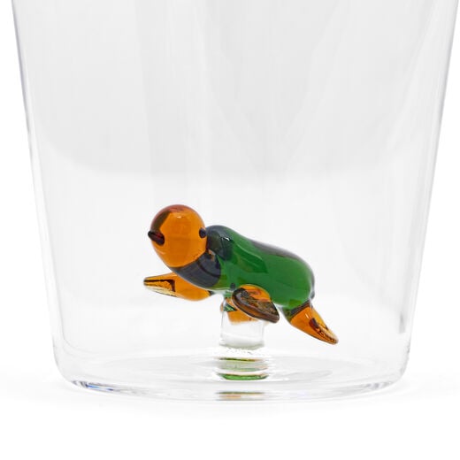 Turtle tumbler glass by Ichendorf Milano
