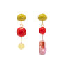 Candy beaded drop earrings by Hattie Buzzard