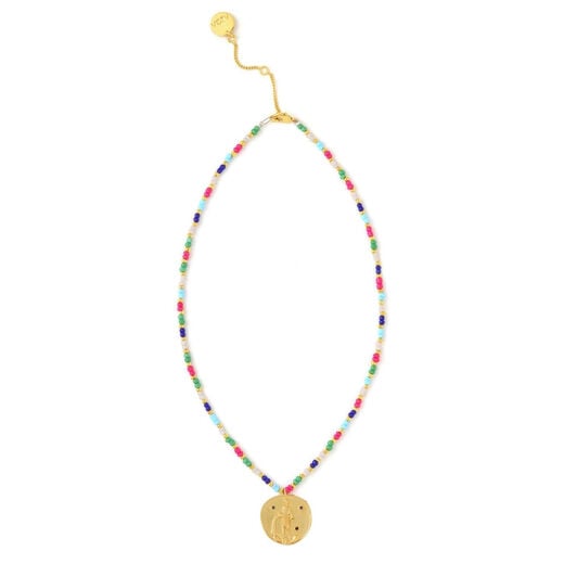 Aquarius zodiac necklace by Azga