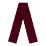 Burgundy velvet scarf