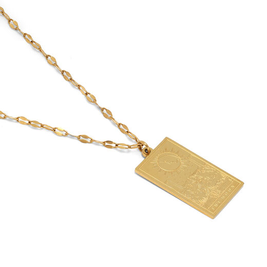The Moon tarot necklace