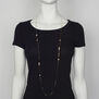 Petite cotton pearl necklace by Anq