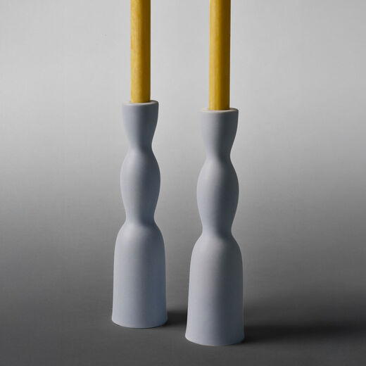 Lilac candleholder