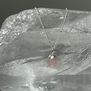 Rose quartz pendant necklace by Mirabelle