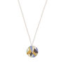 Art Deco ceramic pendant necklace
