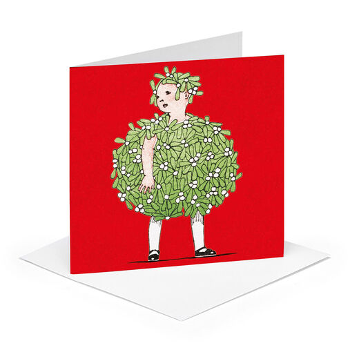 Mistletoe Girl Christmas cards (pack of 8)