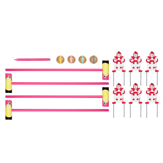 Queen of Hearts Flamingo Croquet