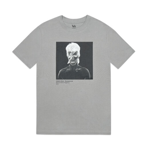 David Bowie Aladdin Sane negative t-shirt