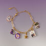 Comedy, History and Tragedy charm bracelet by Pindex Studio