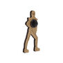 David Bowie Ziggy Stardust wooden pin badge