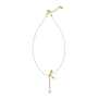 Dragonfly pearl drop necklace by Fotini Liami