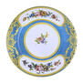 Tin plate with a blue and gold S&egrave;vres design.