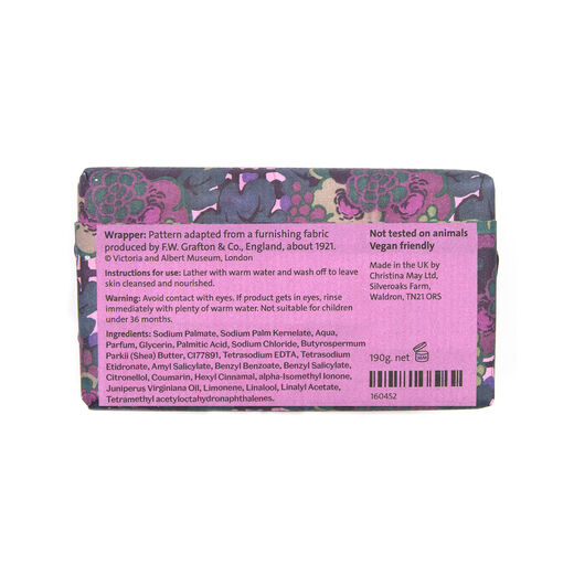 V&A fig and grape soap