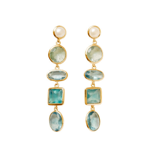 Blue apatite earrings by Carousel Jewels