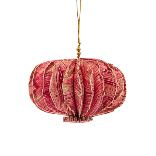 pumpkin shaped paper decoration 