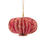 pumpkin shaped paper decoration 