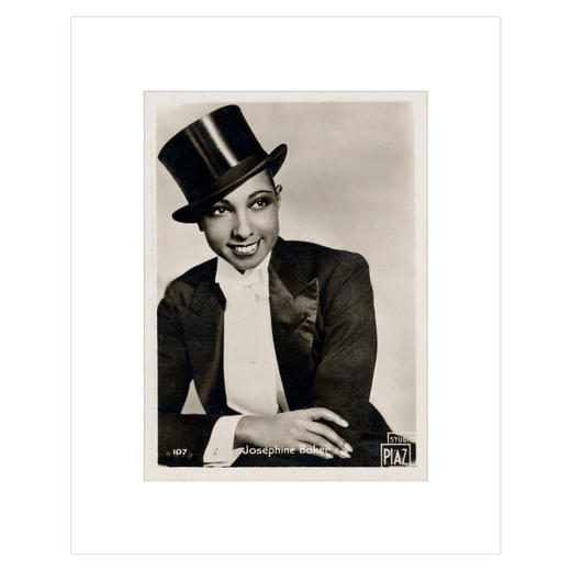 Josephine Baker by Piaz Studios - mounted print