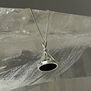 Art Deco onyx stamp necklace by Mirabelle