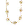 Faux pearl cluster necklace by Fotini Liami