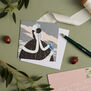 Art Deco Christmas cards (pack of 20, 4 designs)