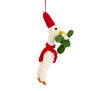 Mistletoe goose Christmas decoration