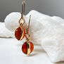 Carnelian earrings by Mirabelle