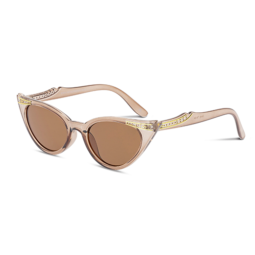 Coffee cat eye sunglasses