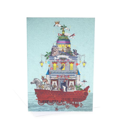 V&A Christmas cards - The Intrepid Christmas Travellers (pack of 8)