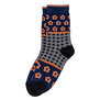 Navy tartan socks