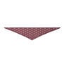 Wine cashmere triangle scarf