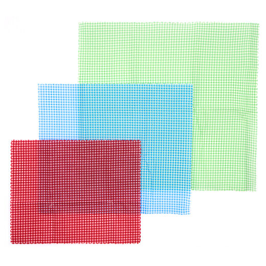 Gingham beeswax wraps - assorted