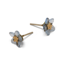 Forget-me-not stud earrings by Michael Michaud