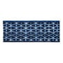 Navy waves wool scarf