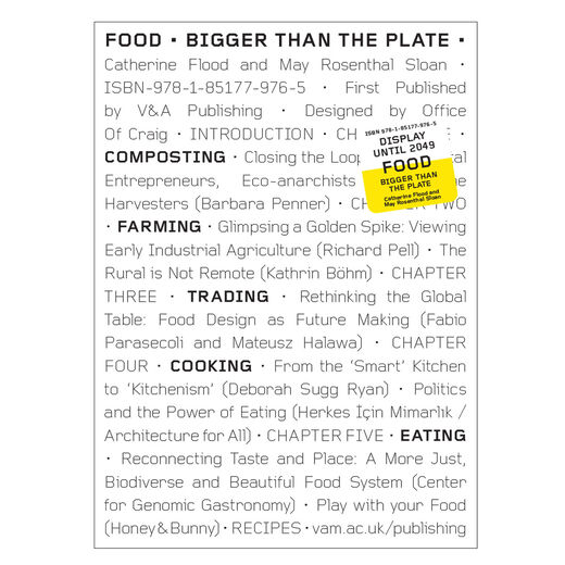 Food: Bigger than the Plate - exhibition book