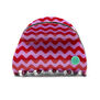 Purple retro zigzag hair claw