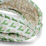 Floral jacquard fabric headband