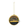 Fun christmas decoration of a glass caviar tin