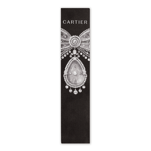 CARTIER Stomacher brooch leather bookmark