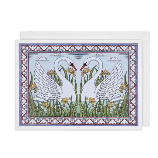 Serene and perfect for spring and summer wishes, this greetings card features an illustration by Cressida Bell.