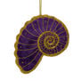 Purple shell Christmas decoration