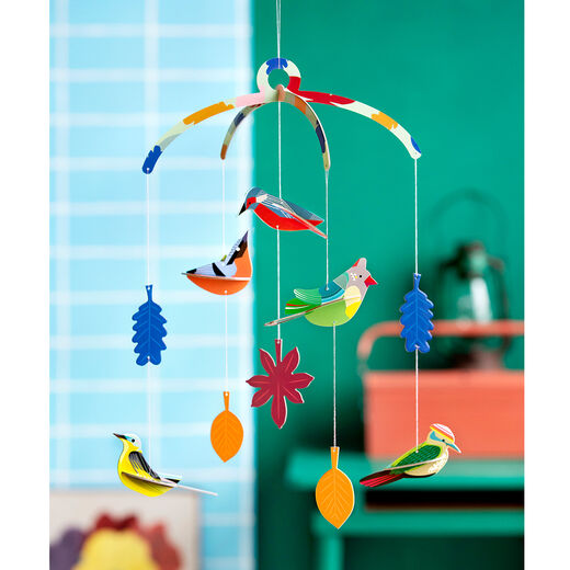 Mobile garden birds