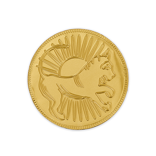 Lion chocolate coin