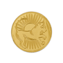 Lion chocolate coin