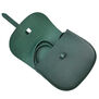 Dark green saddle bag by Natthakur