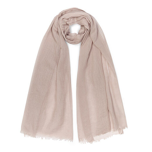 Marble pink merino scarf by Kashmir Loom