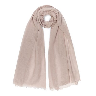 Marble pink merino scarf by Kashmir Loom