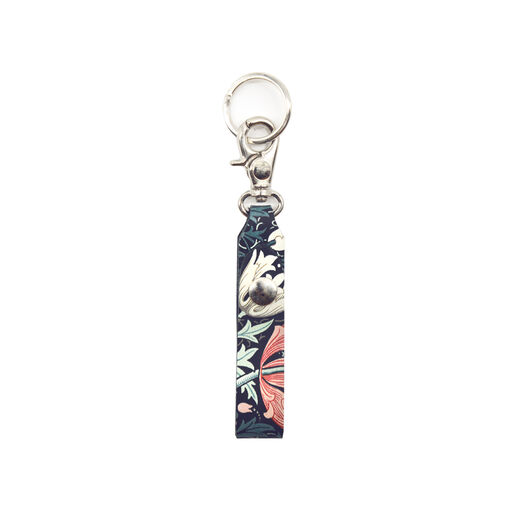 Compton leather loop keyring