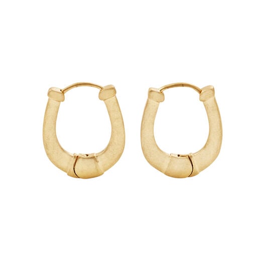 Horseshoe hoop earrings by Fable England