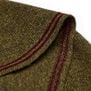 Green cashmere neckerchief scarf