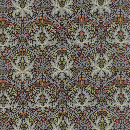 Moda Fabric fat quarter &ndash; Autumn Flower in black